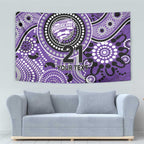 Hurricanes Cricket Custom Tapestry Australian Aboriginal