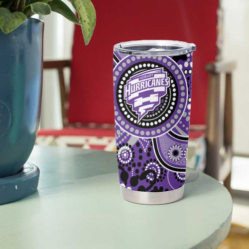 Hurricanes Cricket Custom Tumbler Cup Australian Aboriginal