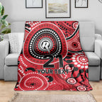 Renegades Cricket Custom Blanket Australian Aboriginal