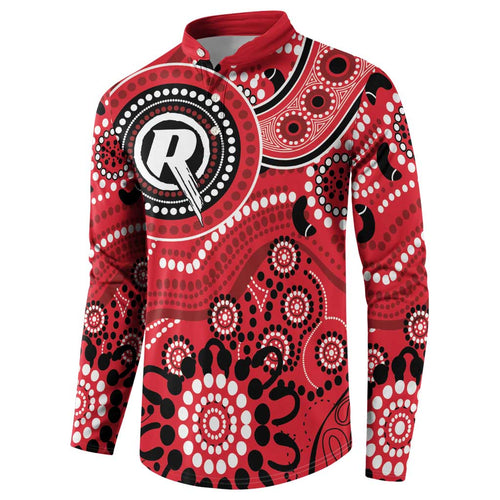 Renegades Cricket Custom Button Sweatshirt Australian Aboriginal