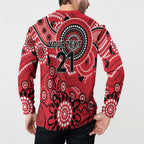 Renegades Cricket Custom Button Sweatshirt Australian Aboriginal