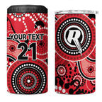Renegades Cricket Custom 4 in 1 Can Cooler Tumbler Australian Aboriginal