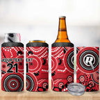 Renegades Cricket Custom 4 in 1 Can Cooler Tumbler Australian Aboriginal