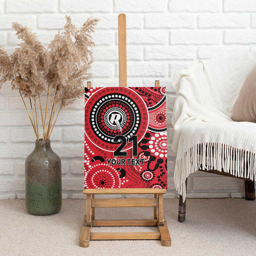 Renegades Cricket Custom Canvas Wall Art Australian Aboriginal