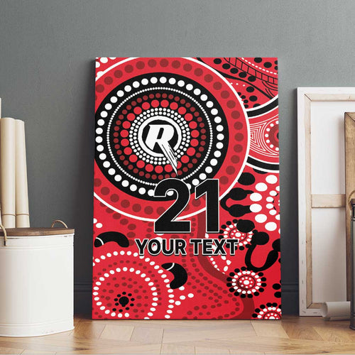 Renegades Cricket Custom Canvas Wall Art Australian Aboriginal