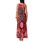 Renegades Cricket Custom Family Matching Tank Maxi Dress and Hawaiian Shirt Australian Aboriginal