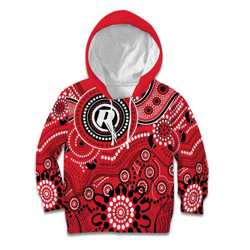 Renegades Cricket Custom Kid Hoodie Australian Aboriginal