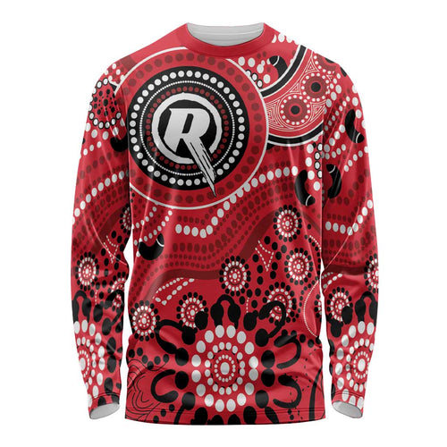 Renegades Cricket Custom Long Sleeve Shirt Australian Aboriginal