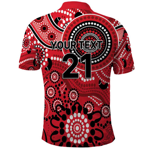 Renegades Cricket Custom Polo Shirt Australian Aboriginal