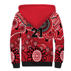 Renegades Cricket Custom Sherpa Hoodie Australian Aboriginal