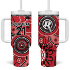 Renegades Cricket Custom Tumbler With Handle Australian Aboriginal