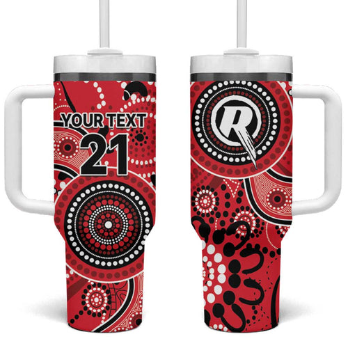 Renegades Cricket Custom Tumbler With Handle Australian Aboriginal