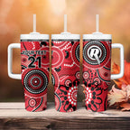Renegades Cricket Custom Tumbler With Handle Australian Aboriginal