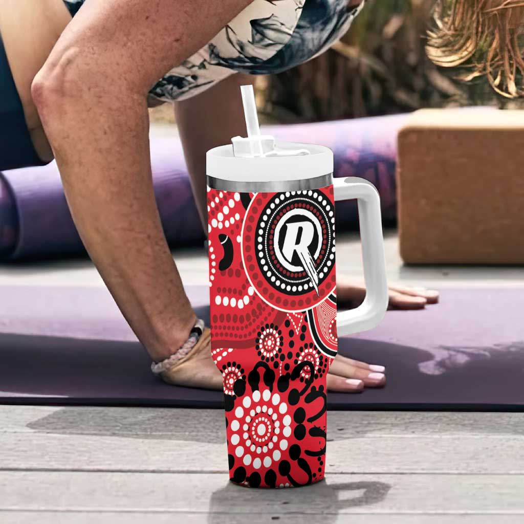 Renegades Cricket Custom Tumbler With Handle Australian Aboriginal
