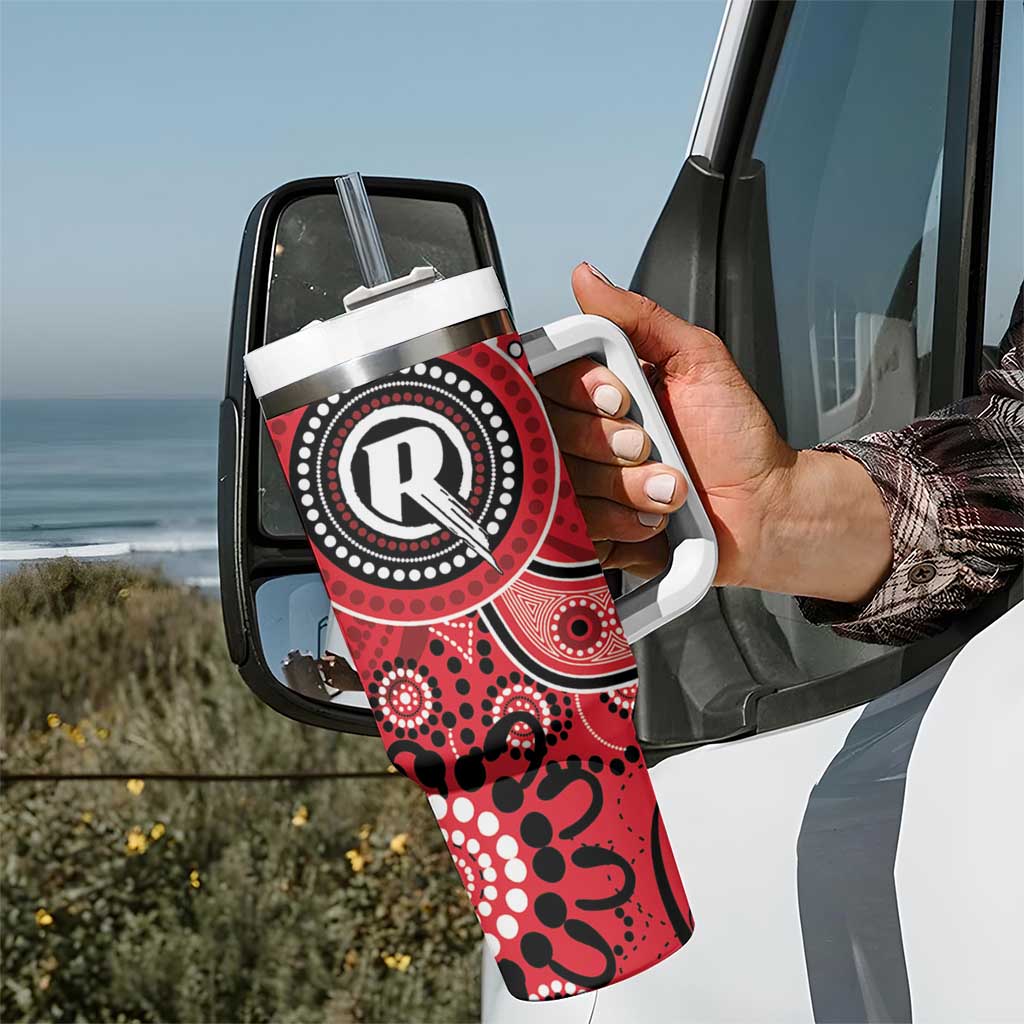 Renegades Cricket Custom Tumbler With Handle Australian Aboriginal