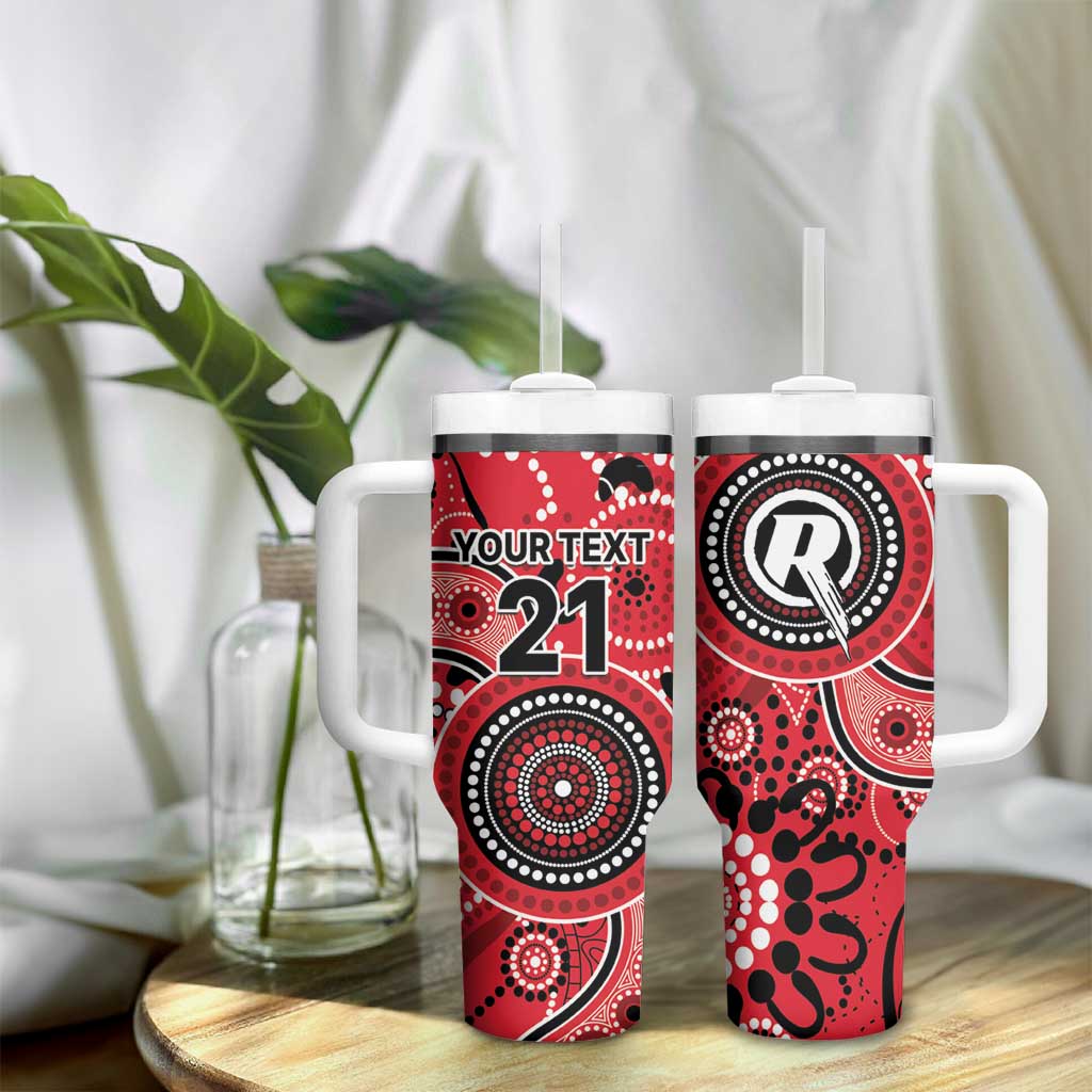 Renegades Cricket Custom Tumbler With Handle Australian Aboriginal