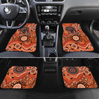 Scorchers Cricket Custom Car Mats Australian Aboriginal