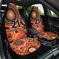 Scorchers Cricket Custom Car Seat Cover Australian Aboriginal