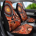 Scorchers Cricket Custom Car Seat Cover Australian Aboriginal