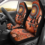 Scorchers Cricket Custom Car Seat Cover Australian Aboriginal