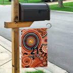 Scorchers Cricket Custom Garden Flag Australian Aboriginal