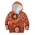 Scorchers Cricket Custom Kid Hoodie Australian Aboriginal