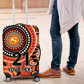 Scorchers Cricket Custom Luggage Cover Australian Aboriginal
