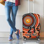 Scorchers Cricket Custom Luggage Cover Australian Aboriginal