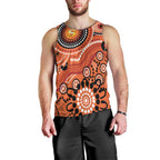 Scorchers Cricket Custom Men Tank Top Australian Aboriginal