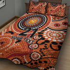 Scorchers Cricket Custom Quilt Bed Set Australian Aboriginal