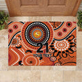 Scorchers Cricket Custom Rubber Doormat Australian Aboriginal