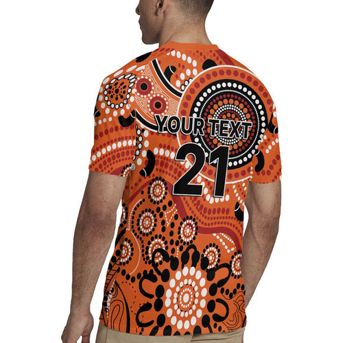 Scorchers Cricket Custom Rugby Jersey Australian Aboriginal