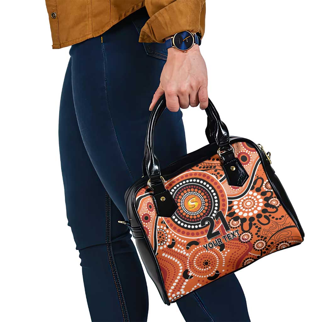 Scorchers Cricket Custom Shoulder Handbag Australian Aboriginal