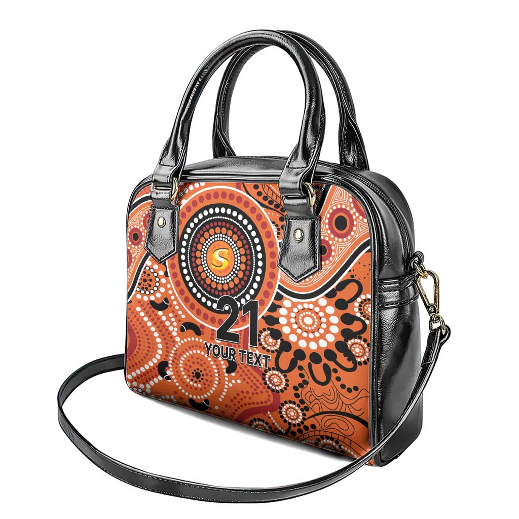 Scorchers Cricket Custom Shoulder Handbag Australian Aboriginal