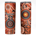 Scorchers Cricket Custom Skinny Tumbler Australian Aboriginal