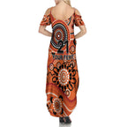 Scorchers Cricket Custom Summer Maxi Dress Australian Aboriginal