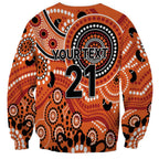 Scorchers Cricket Custom Sweatshirt Australian Aboriginal