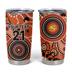 Scorchers Cricket Custom Tumbler Cup Australian Aboriginal