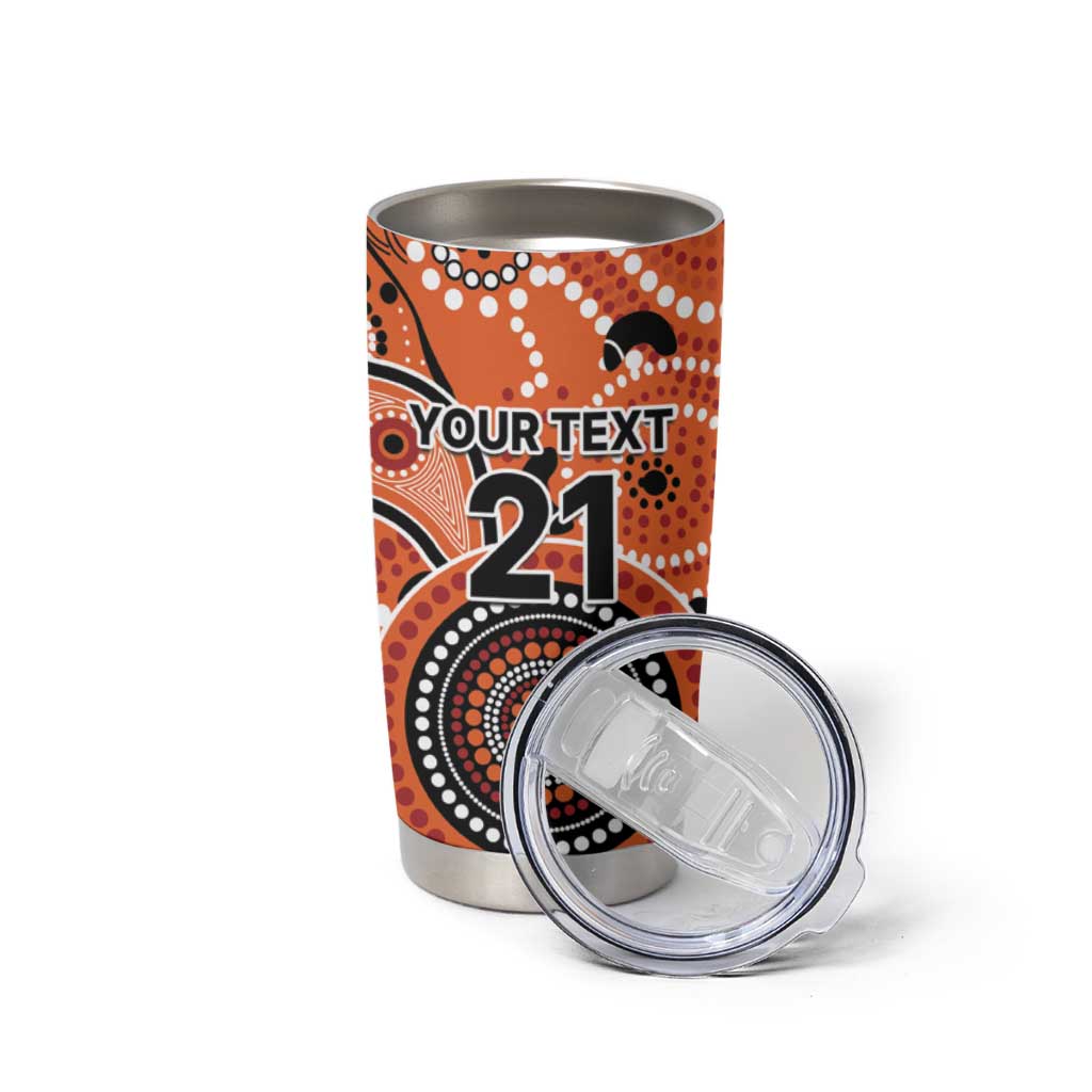 Scorchers Cricket Custom Tumbler Cup Australian Aboriginal