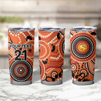 Scorchers Cricket Custom Tumbler Cup Australian Aboriginal