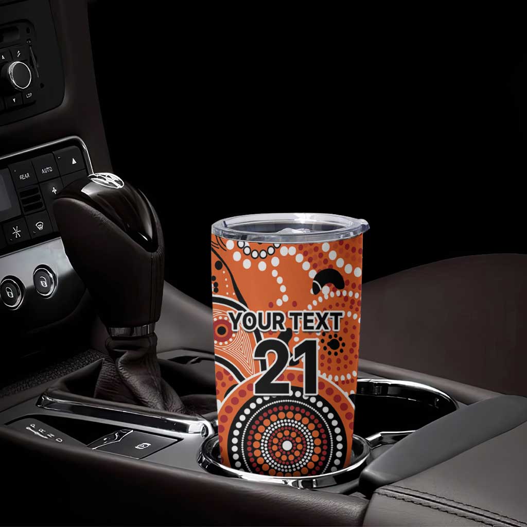 Scorchers Cricket Custom Tumbler Cup Australian Aboriginal