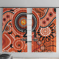Scorchers Cricket Custom Window Curtain Australian Aboriginal