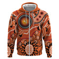 Scorchers Cricket Custom Zip Hoodie Australian Aboriginal