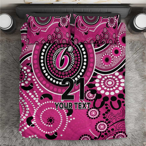 Sixers Cricket Custom Bedding Set Australian Aboriginal