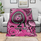 Sixers Cricket Custom Blanket Australian Aboriginal