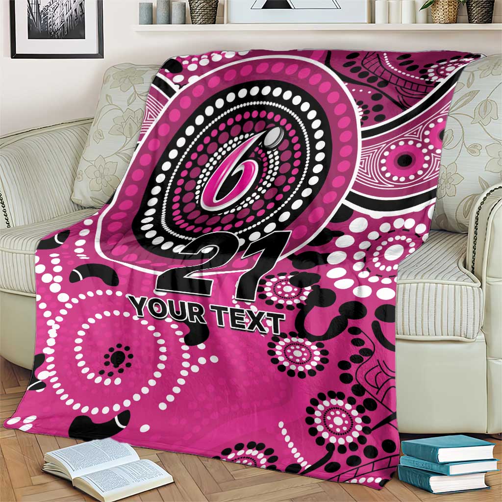 Sixers Cricket Custom Blanket Australian Aboriginal
