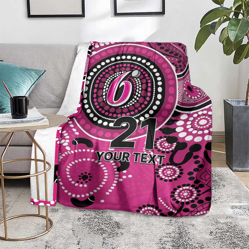 Sixers Cricket Custom Blanket Australian Aboriginal