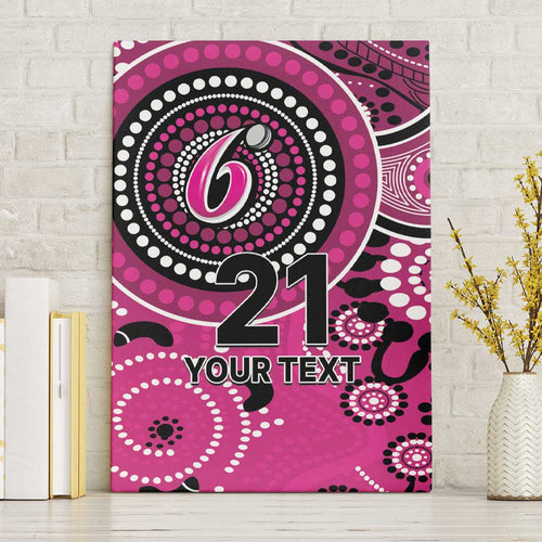 Sixers Cricket Custom Canvas Wall Art Australian Aboriginal
