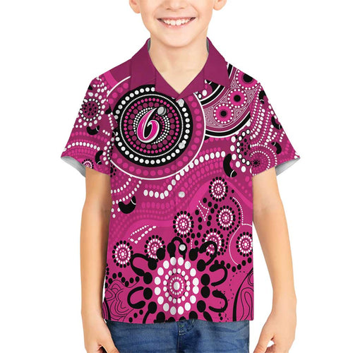 Sixers Cricket Custom Family Matching Tank Maxi Dress and Hawaiian Shirt Australian Aboriginal