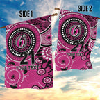 Sixers Cricket Custom Garden Flag Australian Aboriginal